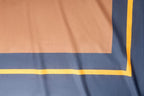 Evening Hug Frame Bedding Set - Deep Blue - 100% Cotton 400 TC - snoozypanda