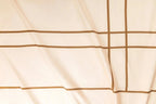 Harbour Hush Lines Bedding Set – Beige - 100% Cotton 400 TC - snoozypanda