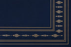 Celeste Charm Cradle Bedding Set - Deep Blue - 100% Cotton 400 TC - snoozypanda