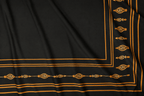 Celeste Charm Cradle Bedding Set - Black - 100% Cotton 400 TC - snoozypanda
