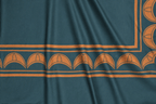 Calm Bloom Cocoon Bedding Set – Teal - 100% Cotton 400 TC - snoozypanda