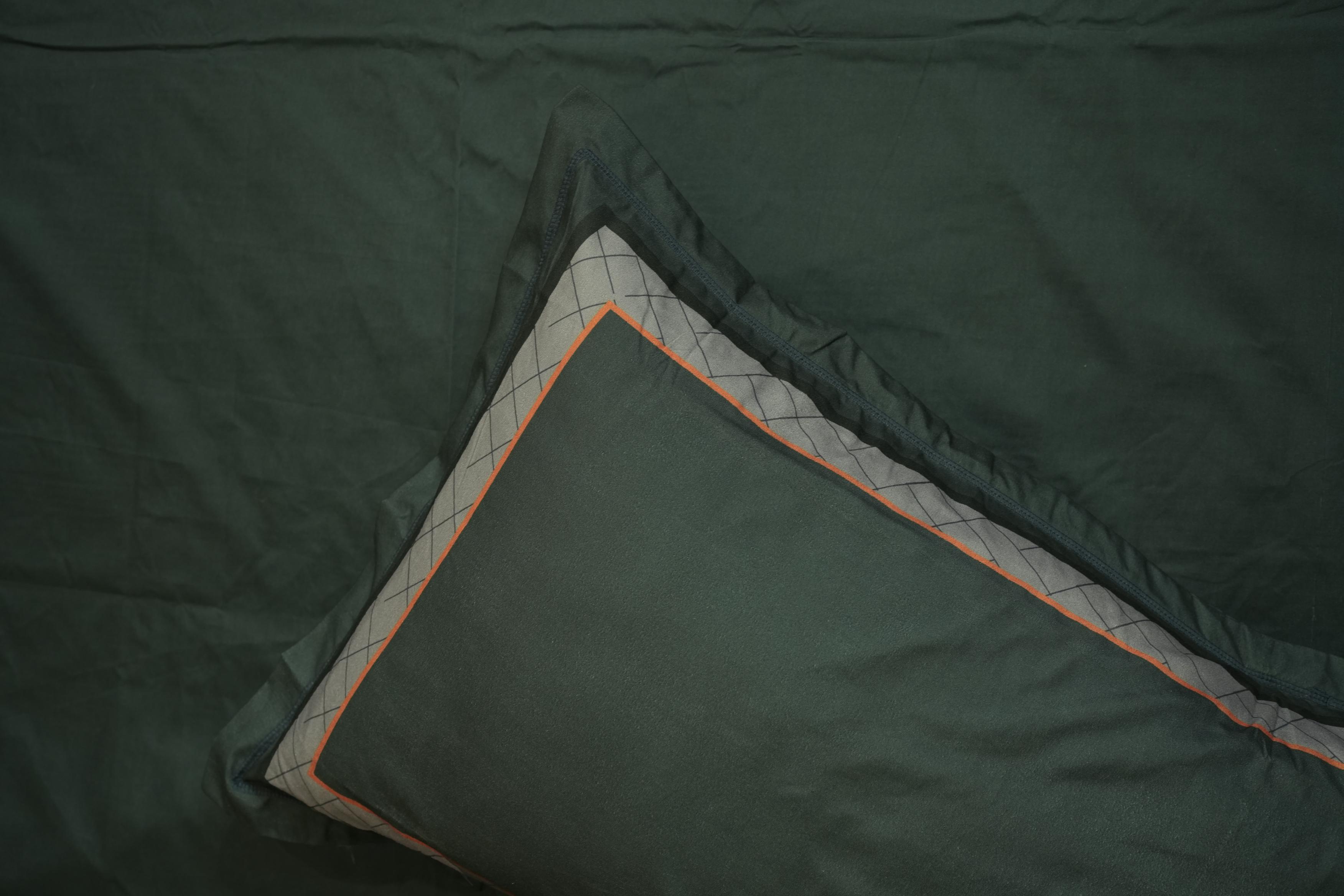 Midnight Serenity Lattice Bedding Set - Grey - 400 TC Cotton