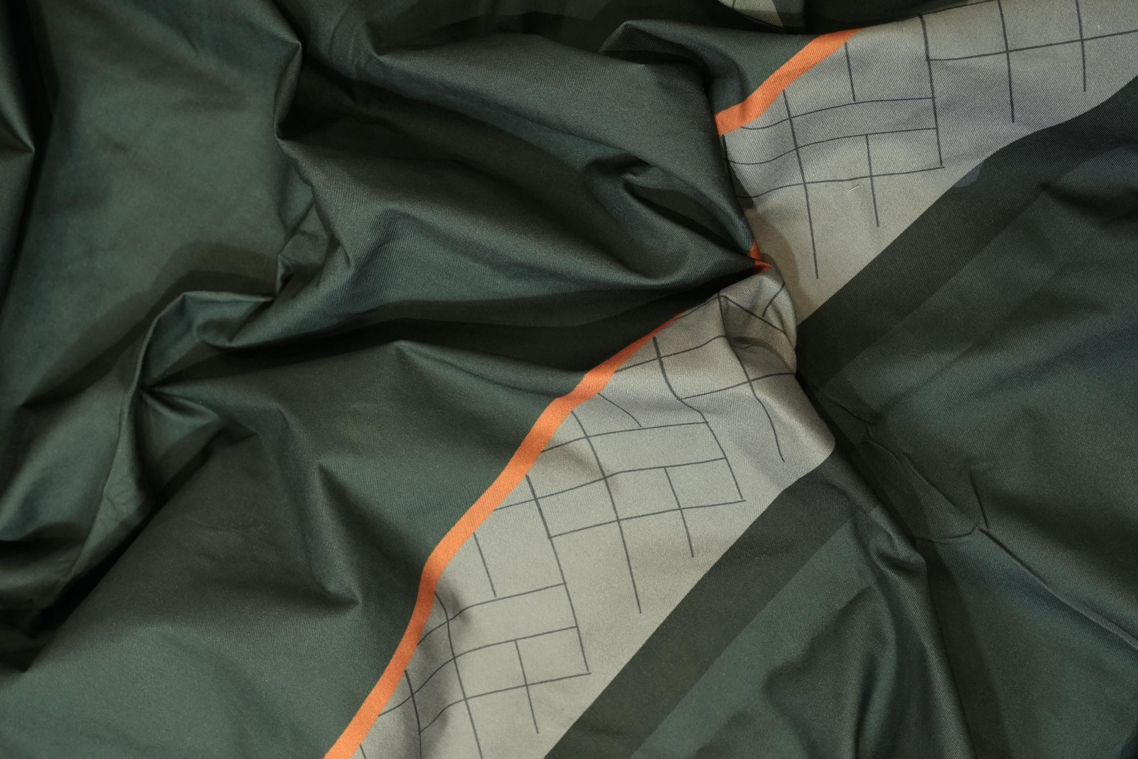 Midnight Serenity Lattice Bedding Set - Grey - 400 TC Cotton