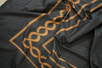 Night Lace Retreat Bedding Set - Deep Black - 100% Cotton 400 TC - snoozypanda