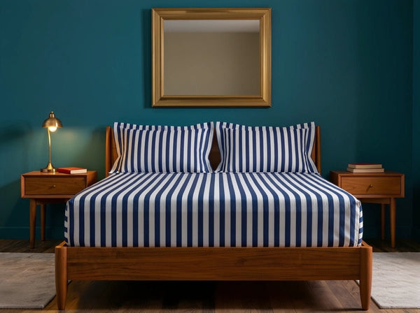 Havana Stripe - Indigo - snoozypanda
