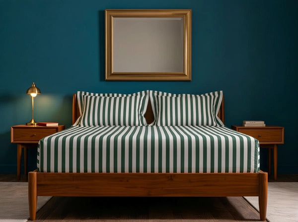 Havana Stripe - Emerald - snoozypanda