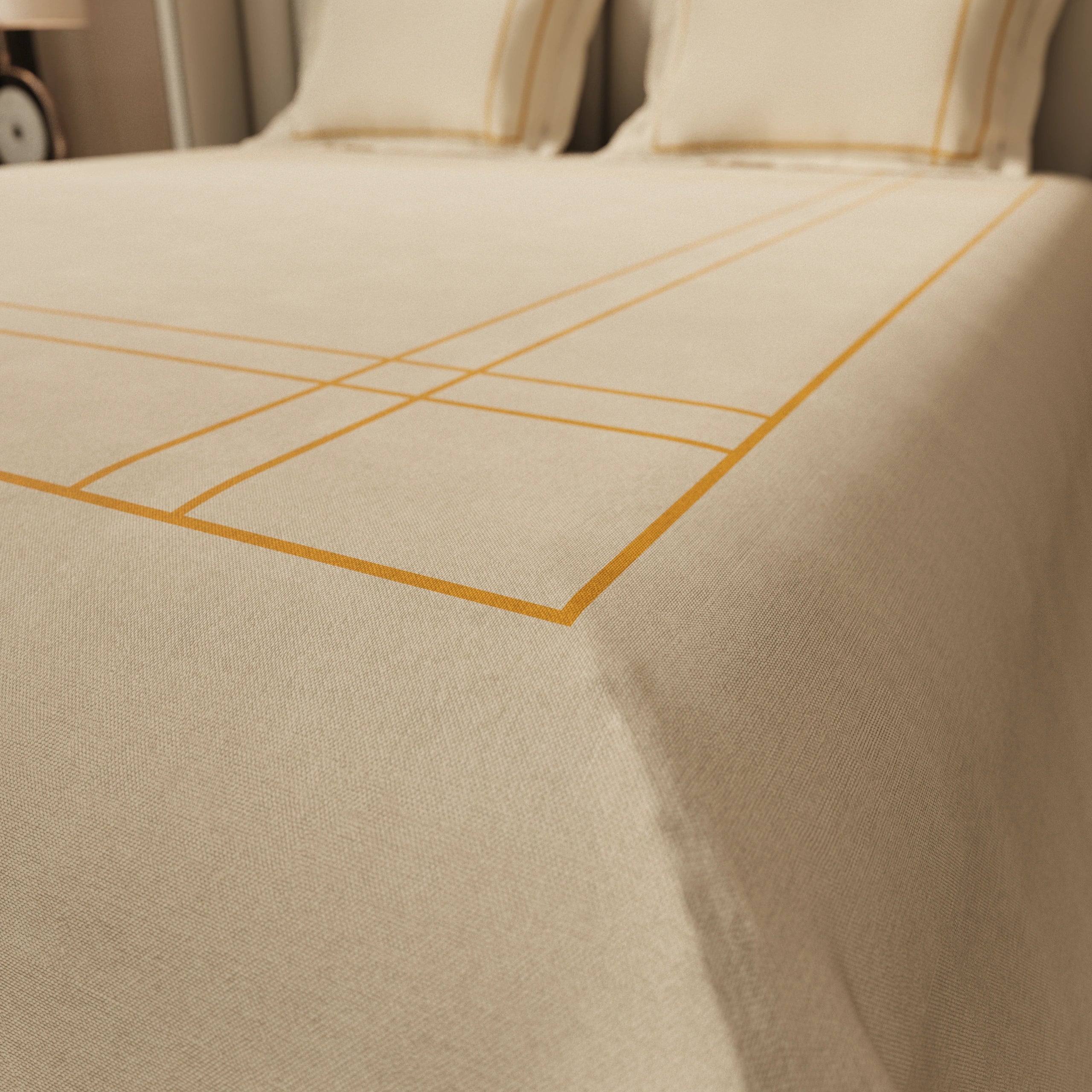 Harbour Hush Lines Bedding Set – Beige