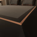 Evening Hug Frame Bedding Set - Charcoal Black
