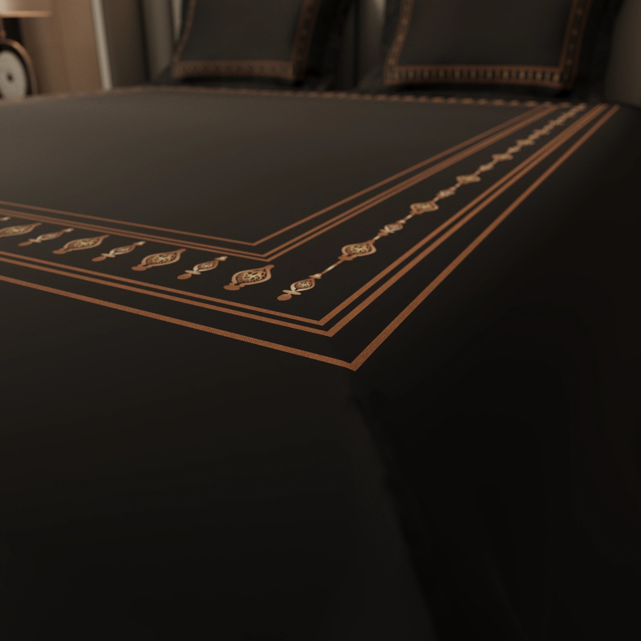 Celeste Charm Cradle Bedding Set - Black